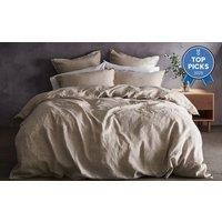 Lazy Linen Duvet Cover, Single, Sage