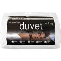 Harwoods 4.5 Tog Microfibre Duvet, Single