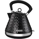 Morphy Richards Vector Black Pyramid Kettle - 1.5L - 3kw Rapid Boil - Limescale Filter - Traditional