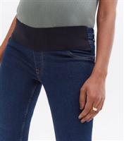 Women's Maternity Indigo Lift & Shape Under Bump Emilee Jeggings New Look