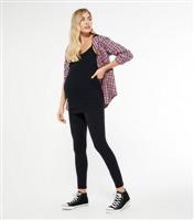 Women's Maternity 2 Pack Black Jersey Leggings New Look