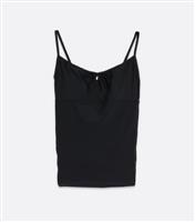 Women's Maternity Black Tankini Top New Look
