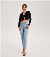 Women's Pale Blue Straight Leg Jeans Urban Bliss New Look
