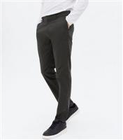 Men's Dark Grey Skinny Suit Trousers New Look