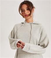 Women's Grey Oversized Hoodie Urban Bliss New Look