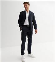 Men's Navy Skinny Suit Trousers New Look