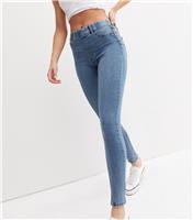 Women's Blue Lift & Shape Emilee Jeggings New Look