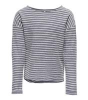 Grey Stripe Long Sleeve Top KIDS ONLY New Look