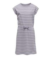 Lilac Stripe Tie Front T-Shirt Dress KIDS ONLY New Look