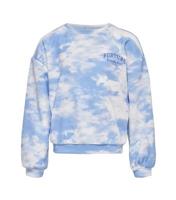 Blue Textured Tie Dye Logo Sweatshirt KIDS ONLY New Look