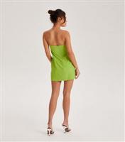 Women's Light Green Strapless Bandeau Mini Dress Urban Bliss New Look