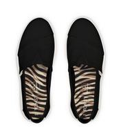 Women's Black Canvas Slip On Espadrilles Toms New Look
