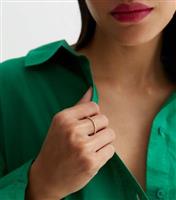 Gold Twist Ring New Look