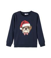 Navy Christmas Dog Sweatshirt Name It New Look