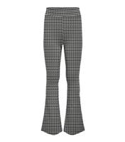 Black Dogtooth Flared Trousers KIDS ONLY New Look