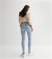 Women's Pale Blue Lift & Shape Jenna Skinny Jeans New Look