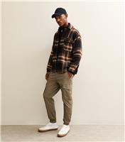 Men's Light Brown Tapered Cargo Trousers Jack & Jones New Look
