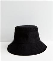 Black Cord Bucket Hat New Look