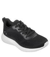 Women's Black Bobs Sport Squad Tough Talk Contrast Sole Trainers Skechers New Look