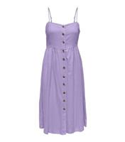 Women's Lilac Linen Blend Strappy Midi Dress JDY New Look