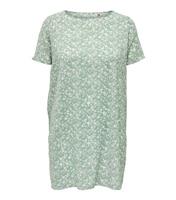 ONLY Curves Green Ditsy Floral Mini Tunic Dress New Look