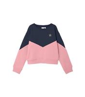 Coral Colour Block Glitter Star Logo Sweatshirt Name It New Look