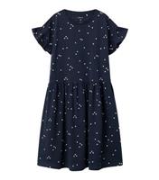 Blue Spot Frill Sleeve Dress Name It New Look