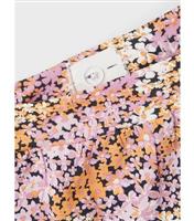 Name It Orange Ditsy Floral Shorts New Look