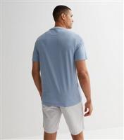 Men's Farah Pale Blue Crew Neck T-Shirt New Look