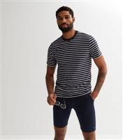 Men's Farah Navy Shorts New Look