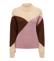 Women's Off White Abstract Knit High Neck Jumper JDY New Look