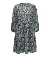 Women's Petite Floral Tiered Mini Smock Dress ONLY New Look