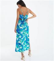Women's Multicolour Tropical Strappy Maxi Dress Quiz New Look