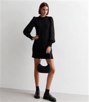 Black 2 In 1 Jersey Tunic Mini Dress New Look
