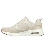 Skechers Off White Suede Leather Skech Air Court Trainers New Look