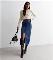 Women's Off White Knitted Jumper ONLY New Look