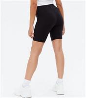 Women's Petite Black Cycling Shorts New Look