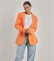 Women's Bright Orange Cotton Oversized Blazer Urban Bliss New Look