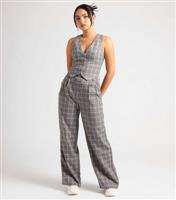 Urban Bliss Grey Check Wide Leg Trousers New Look