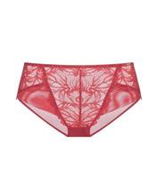 Women's Red Leafy Lace Briefs Dorina New Look