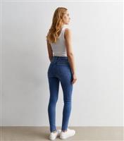 Women's Blue Hallie Super Skinny Jeans New Look