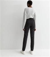 Women's Tall Black High Waist Slim Fit Trousers New Look