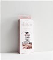 Creations Pink Microfibre Beauty Headband Danielle New Look