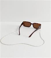 Silver Hoop Sunglasses Chain New Look