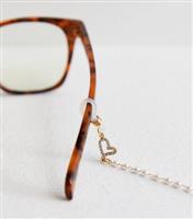 Faux Pearl Sunglasses Chain New Look