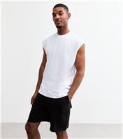 Men's White Oversized Tank Vest New Look