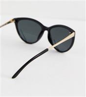 Black Cat Eye Sunglasses New Look