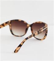 Brown Tortoiseshell Oversized Sunglasses New Look