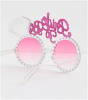 Clear Glitter Bride to Be Sunglasses New Look