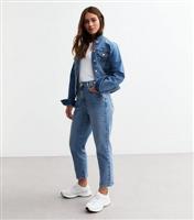 Women's Petite Ankle Grazing Hannah Straight Leg Jeans New Look